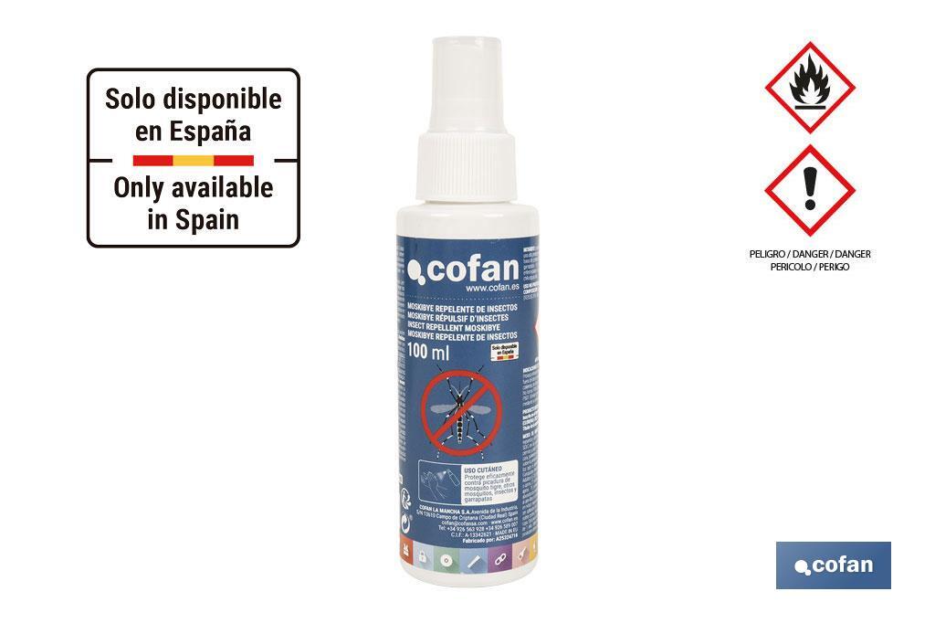 MOSKIBYE REPELENTE DE INSECTOS 100 ML 1 MOSKIBYE REPELENTE DE INSECTOS 100 ML