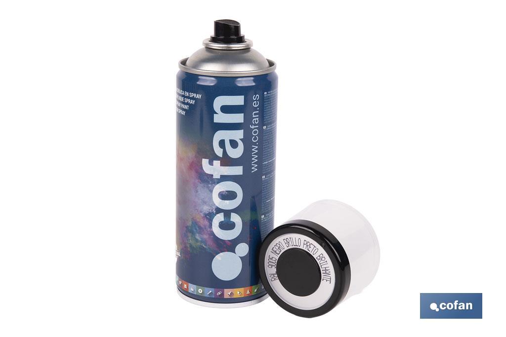 PINTURA ACRIL. 400ML 9005-NEGRO BRILLO 4 PINTURA ACRIL. 400ML 9005-NEGRO BRILLO - Imagen 4