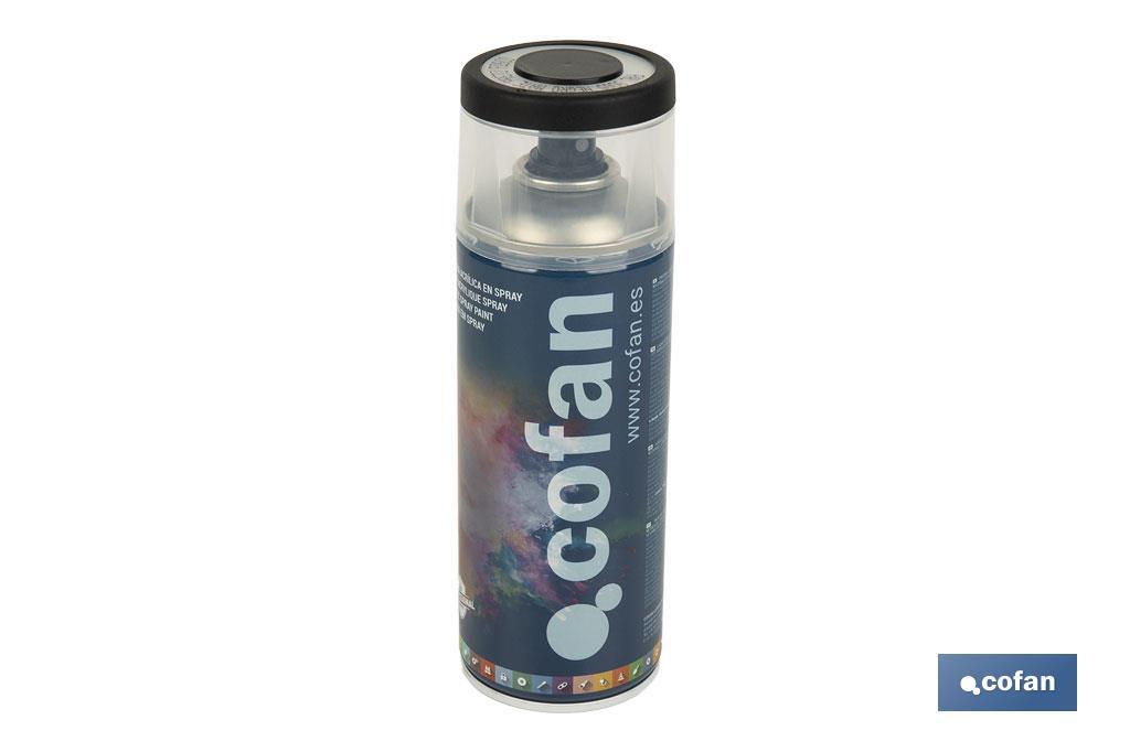 PINTURA ACRIL. 400ML 9005-NEGRO MATE 2 PINTURA ACRIL. 400ML 9005-NEGRO MATE - Imagen 2
