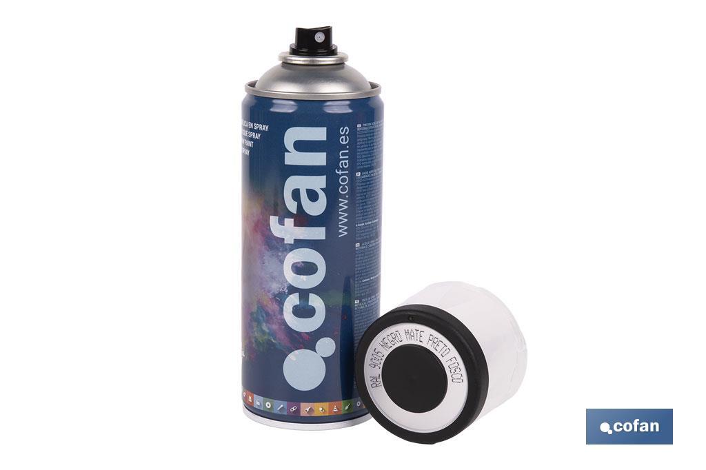 PINTURA ACRIL. 400ML 9005-NEGRO MATE 4 PINTURA ACRIL. 400ML 9005-NEGRO MATE - Imagen 4