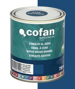 Alternative view of ESMALTE AL AGUA (750 ML) AZUL VICTORIA BRILLO