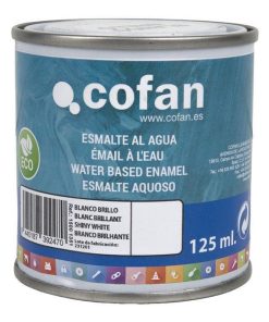 ESMALTE AL AGUA (125 ML) BLANCO BRILLO