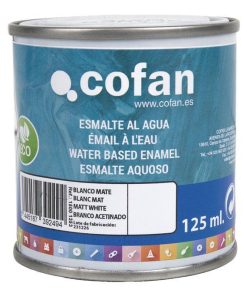 ESMALTE AL AGUA (125 ML) BLANCO MATE