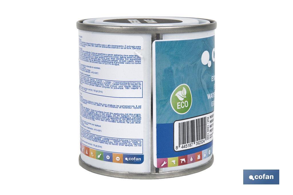 ESMALTE AL AGUA (125 ML) NEGRO MATE 2 ESMALTE AL AGUA (125 ML) NEGRO MATE - Imagen 2