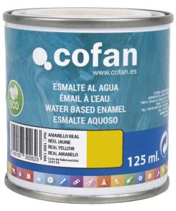 ESMALTE AL AGUA (125 ML) AMARILLO REAL BRILLO