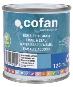 ESMALTE AL AGUA (125 ML) AZUL TURQUESA SATINADO