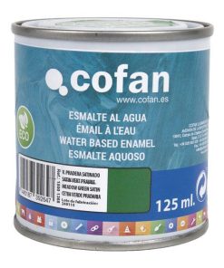 ESMALTE AL AGUA (125 ML) VERDE PRADERA SATINADO