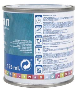 ESMALTE AL AGUA (125 ML) AZUL REAL SATINADO 6 ESMALTE AL AGUA (125 ML) AZUL REAL SATINADO