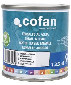 ESMALTE AL AGUA (125 ML) GRIS PERLA SATINADO