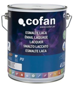 ESMALTE LACA AL AGUA BLANCO 4 L MATE