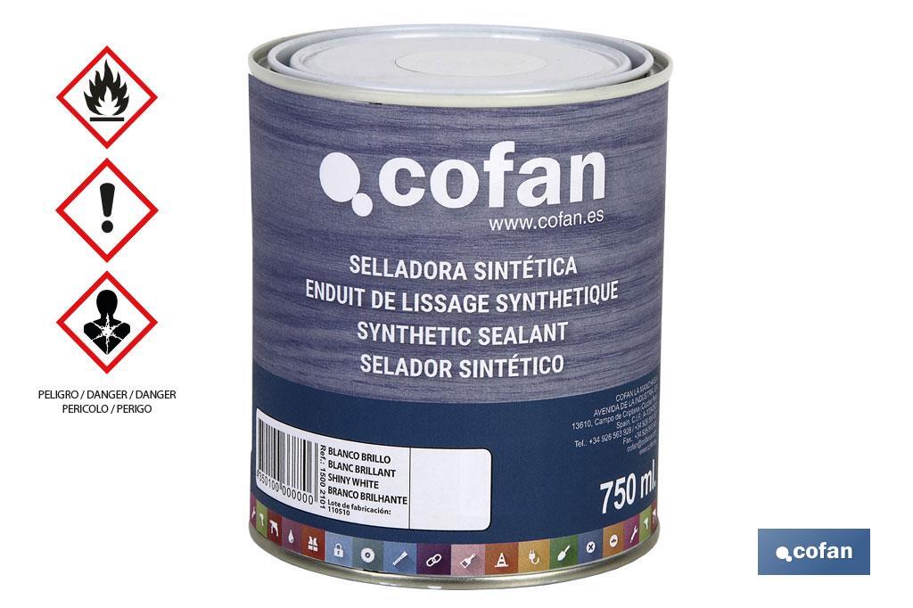 SELLADORA SINTÉTICA BRICOFAN BLANCO (750ML) 1 SELLADORA SINTÉTICA BRICOFAN BLANCO (750ML)