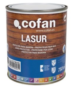 LASUR PROTECTOR AL AGUA PARA MADERA MATE ROBLE 750 ML