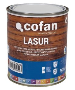 LASUR PROTECTOR AL AGUA PARA MADERA MATE TECA 750 ML