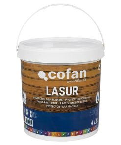 LASUR PROTECTOR AL AGUA PARA MADERA MATE TECA 4 L