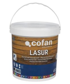 LASUR PROTECTOR AL AGUA PARA MADERA MATE PALISANDRO 4 L