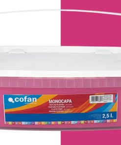 PINTURA PLÁSTICA MONOCAPA Magenta Suave (2,5 LT)