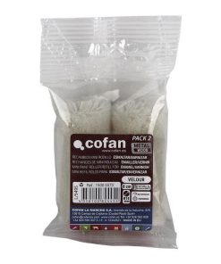 Alternative view of PACK 2 RECAMBIOS MINI RODILLO ESMALTAR/BARNIZAR 6CM