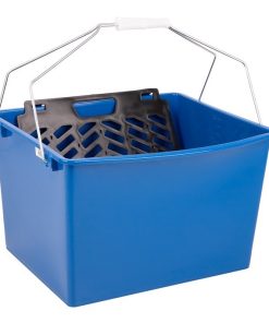 CUBETA 16 L. AZUL CON REJILLA 2 ASAS