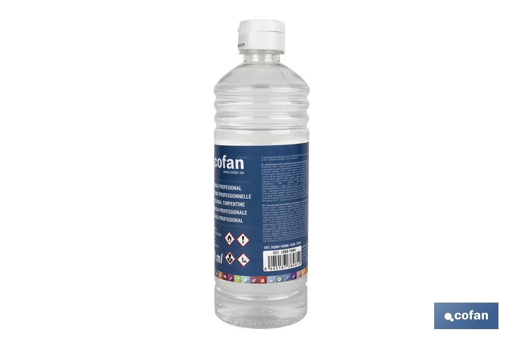 AGUARRAS PROFESIONAL DE 500ML 1 AGUARRAS PROFESIONAL DE 500ML