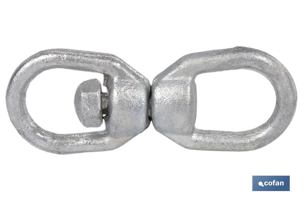 TORNIQUETE GIRATORIO REFORZADO 10mm 2 TORNIQUETE GIRATORIO REFORZADO 10mm - Imagen 2