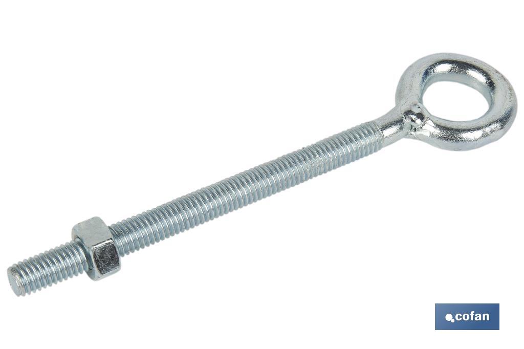 HEMBRILLA CON TUERCA M-4X30 1 HEMBRILLA CON TUERCA M-4X30