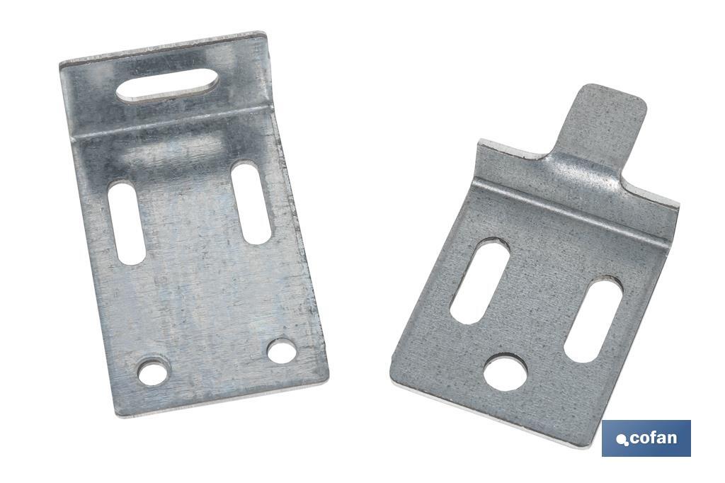 SET COLGADOR ESCUADRA 30 MM VENTA UNITARIA 2 SET COLGADOR ESCUADRA 30 MM VENTA UNITARIA - Imagen 2