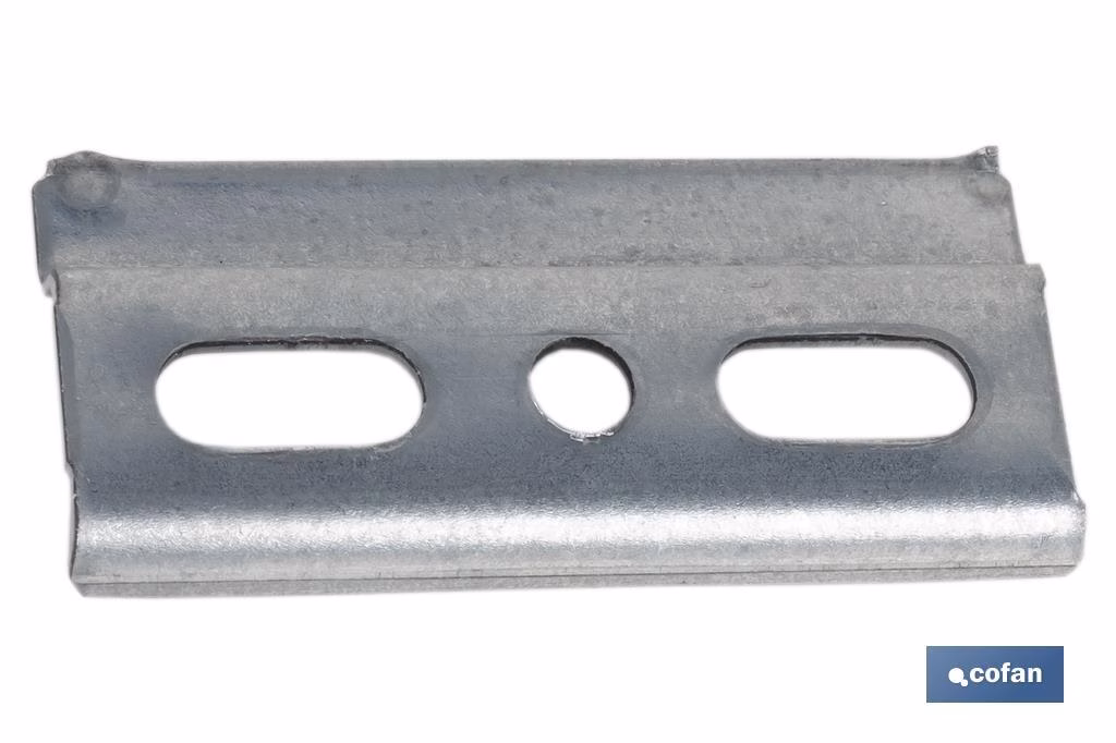 PLACA COLGADOR 60 MM 1 PLACA COLGADOR 60 MM