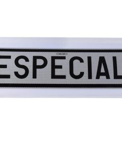 CARTEL AVISADOR ACOMP. VEH. - ESPECIAL V-21