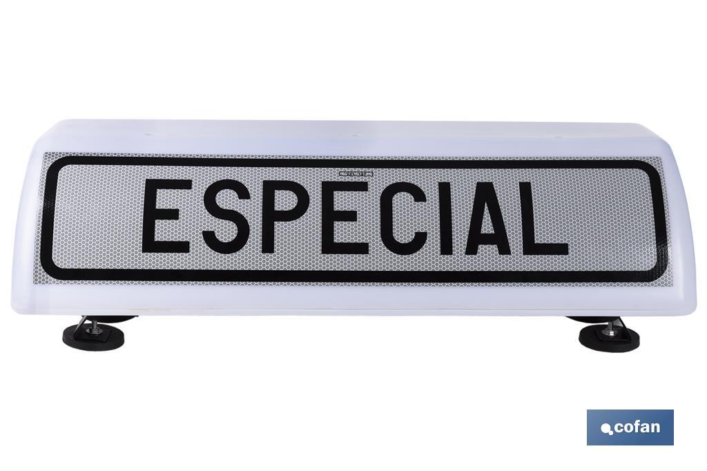 CARTEL AVISADOR ACOMP. VEH. - ESPECIAL V-21 1 CARTEL AVISADOR ACOMP. VEH. - ESPECIAL V-21