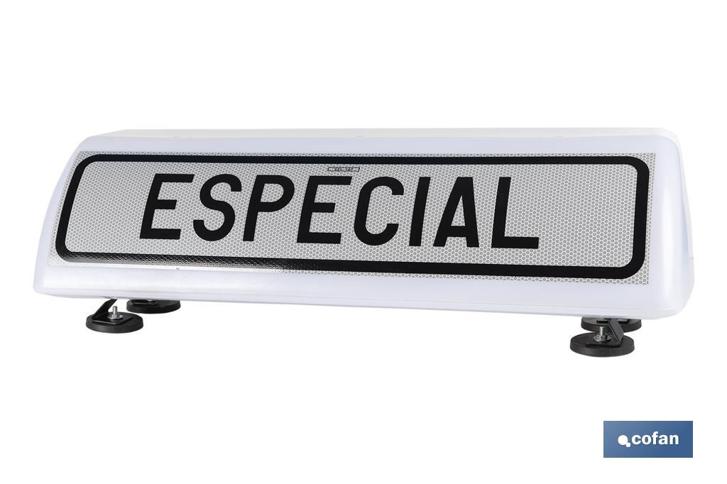 CARTEL AVISADOR ACOMP. VEH. - ESPECIAL V-21 2 CARTEL AVISADOR ACOMP. VEH. - ESPECIAL V-21 - Imagen 2