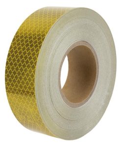 ROLLO RETROREFLECTANTE CONTINUO - 50M AMARILLO