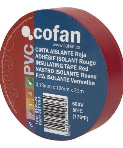Alternative view of CINTA AISLANTE 180 Micras ROJA 19mmX20 Metros