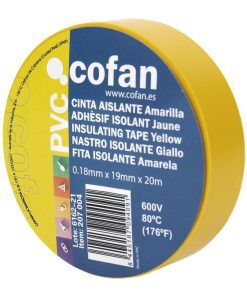Alternative view of CINTA AISLANTE 180 Micras AMARILLA 19mmX20 Metros