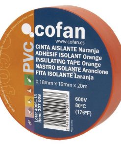 Alternative view of CINTA AISLANTE 180 Micras NARANJA 19mmX20 Metros