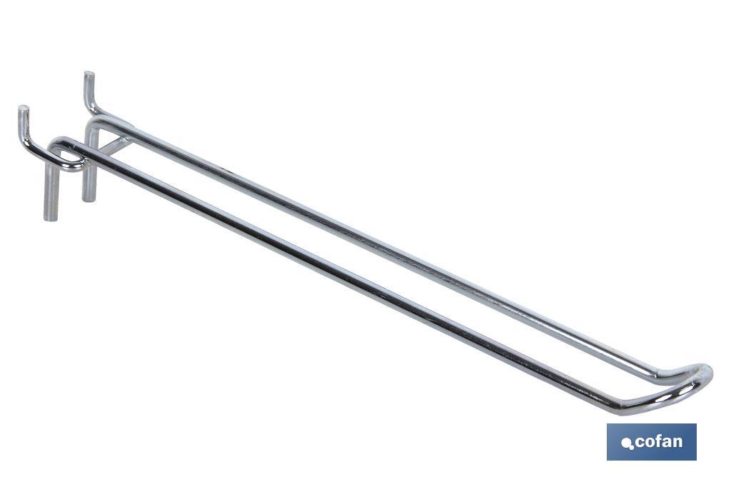 GANCHO BLISTER DOBLE 250X5 MM 1 GANCHO BLISTER DOBLE 250X5 MM