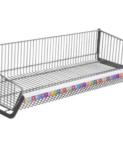 CESTO CON EXTREMOS PARA EXPOSITOR 1000X480mm + PORTAPRECIOS