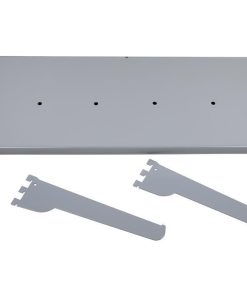 CONJUNTO BANDEJA BLANCA 1000X300MM CON 6 ORIFICIOS DE 9 MM