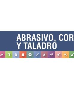 SEÑALETICA IMANTADA PARA EXPOSITOR 975 x 200 mm - ABRASIVO, CORTE Y TALADRO