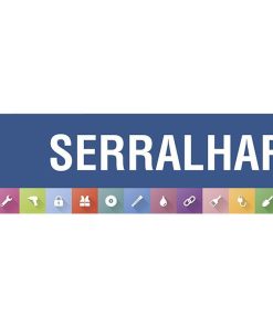 SEÑALETICA IMANTADA PORTUGUES PARA EXPOSITOR 975 x 200 mm - SERRALHARIA