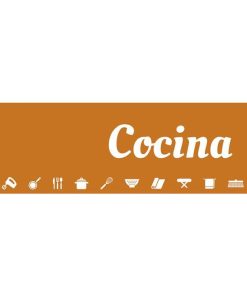 SEÑALETICA IMANTADA PARA EXPOSITOR 975 x 200 mm - COCINA