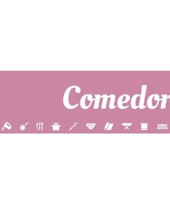 SEÑALETICA IMANTADA PARA EXPOSITOR 975 x 200 mm - COMEDOR