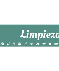 SEÑALETICA IMANTADA PARA EXPOSITOR 975 x 200 mm - LIMPIEZA