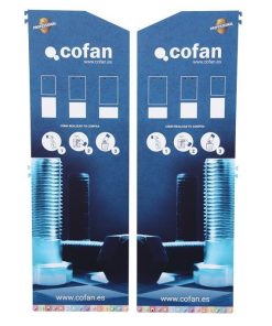 LATERALES PARA EXPOSITOR GONDOLA 400 x 1450 MM (2 PIEZAS)
