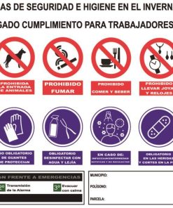 CARTEL MULTISEÑAL 70 X 100 MM