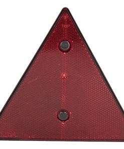 Alternative view of CATADIÓPTRICO TRIANGULAR ROJO 155 X 137 MM CON AGUJERO Y TORNILLOS