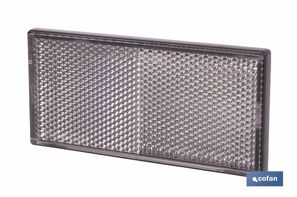 CATADIÓPTRICO RECTANGULAR BLANCO 106 X 50 MM ADHESIVO - Imagen 3