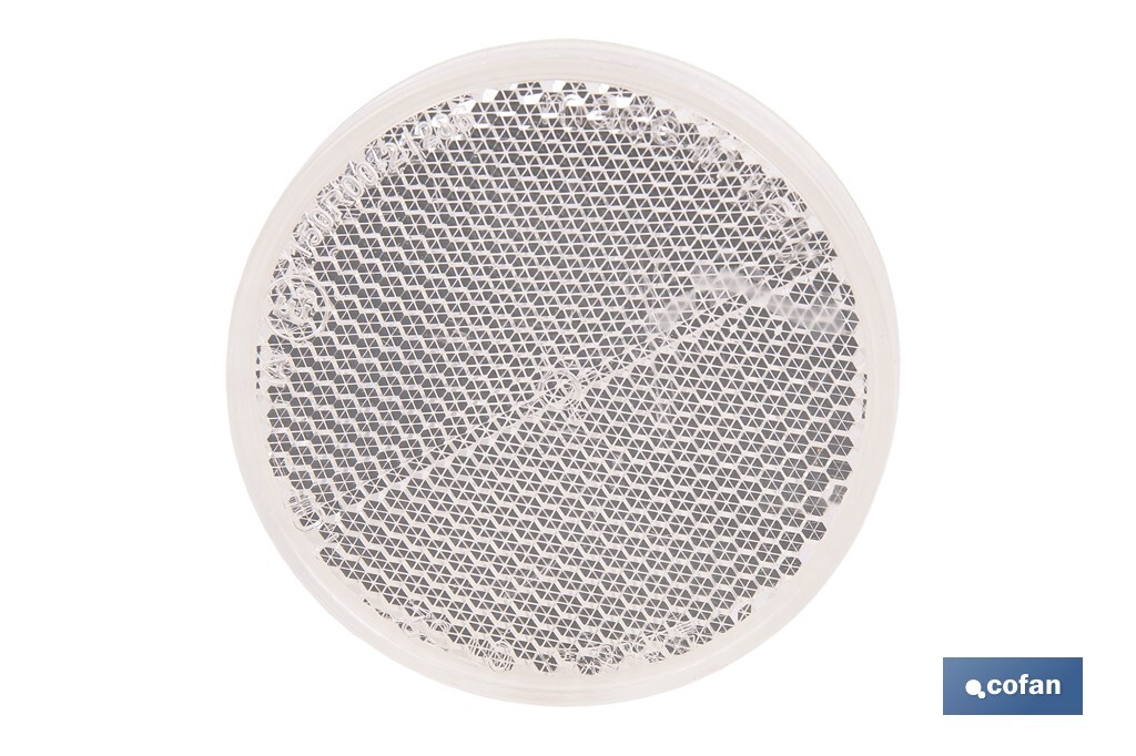 CATADIÓPTRICO REDONDO BLANCO Ø 60 MM ADHESIVO 2 CATADIÓPTRICO REDONDO BLANCO Ø 60 MM ADHESIVO - Imagen 2