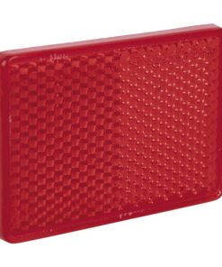 CATADIÓPTRICO RECTANGULAR ROJO 56 X 39 MM CON ADHESIVO