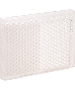 CATADIÓPTRICO RECTANGULAR BLANCO 56 X 39 MM CON ADHESIVO