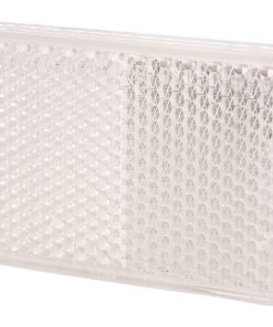 CATADIÓPTRICO RECTANGULAR BLANCO 56 X 39 MM CON ADHESIVO